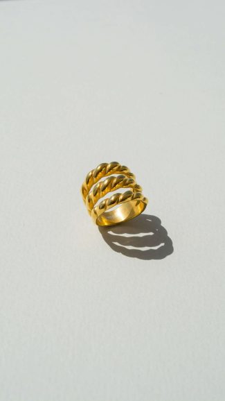 Επιχρυσωμένο 18K δαχτυλίδι