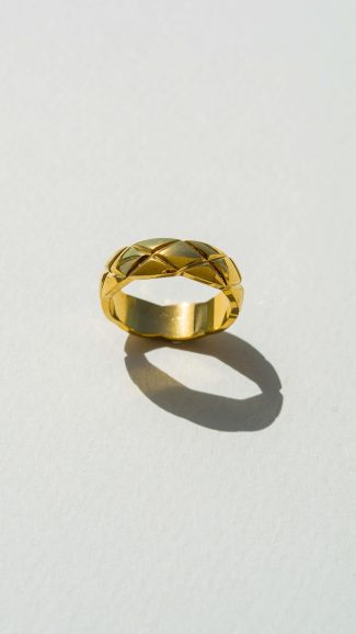 Επιχρυσωμένο 18K δαχτυλίδι